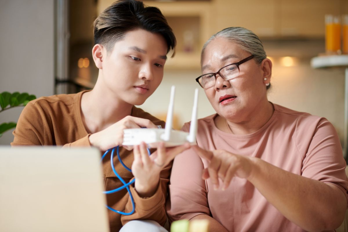 router cũ khiến wifi yếu