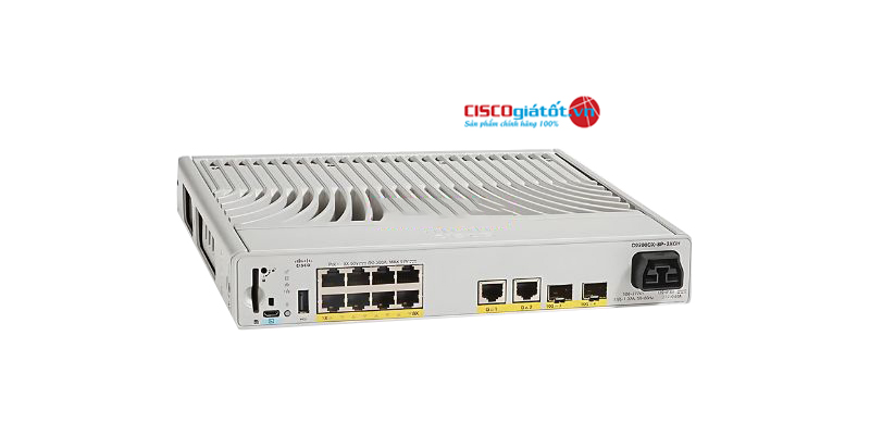 Một số điểm nổi bật của Switch Cisco C9200CX-8P-2X2G-A