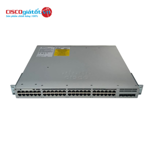 Switch Cisco C9300L-48T-4G-E – 48 cổng GE, 4x1G SFP uplink, Network Essentials.